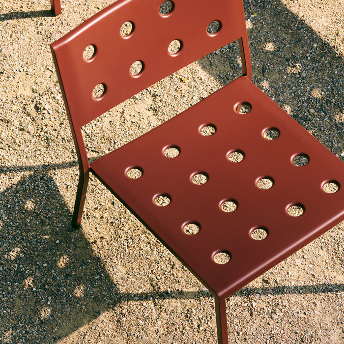 HAY Balcony Lounge Stoel - Iron red