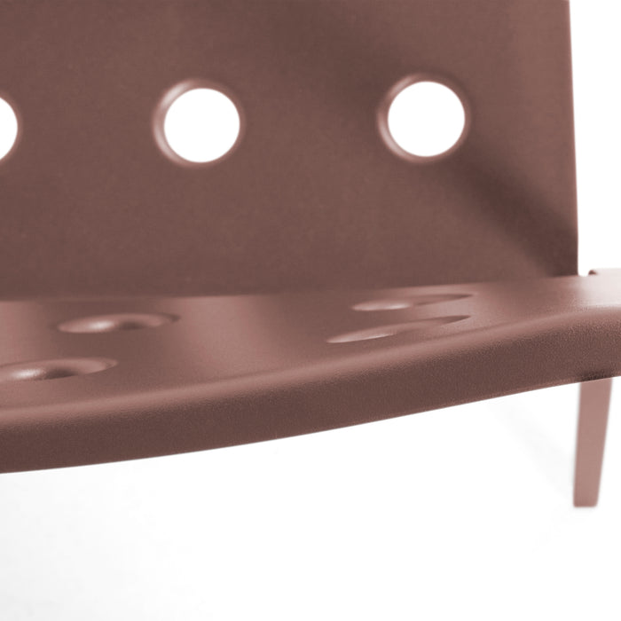 HAY Balcony Lounge Stoel - Iron red