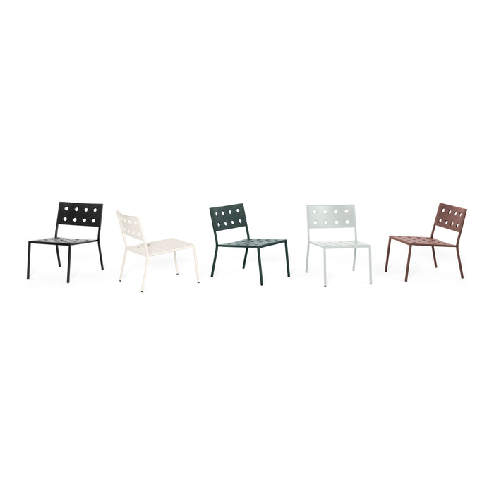 HAY Balcony Lounge Stoel - Iron red