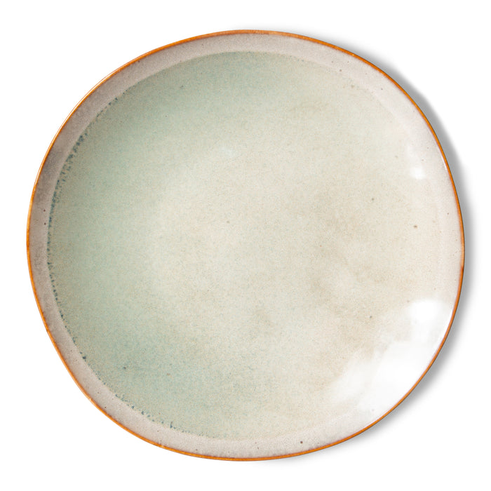 HKliving 70's Bord Ø 22 cm - Set van 2 - Mist