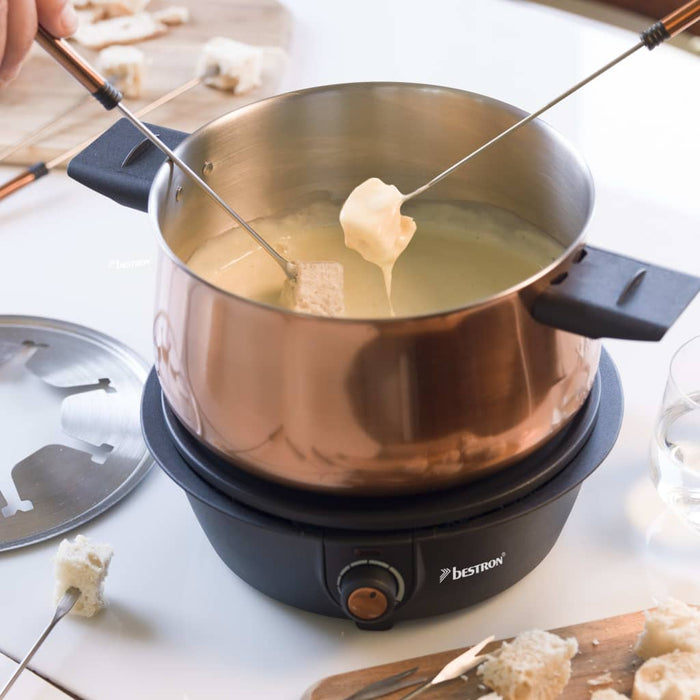 Bestron Fondueset AFD850CO 1500 W 1,5 L koperkleurig