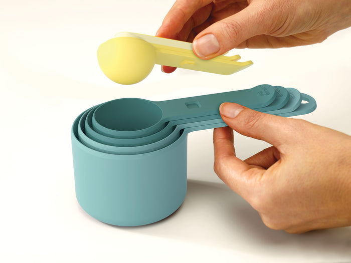 Nest maatlepel Set 8-delig (kleurenmix pastel) - Joseph Joseph