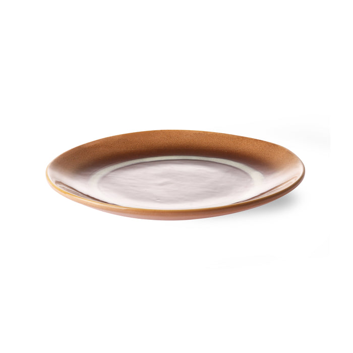 HKliving 70's Dessertbord Ø 17,5 cm - Set van 2 - Tornado