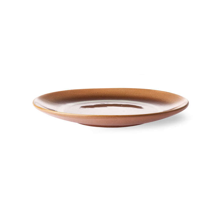 HKliving 70's Dessertbord Ø 17,5 cm - Set van 2 - Tornado