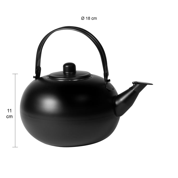 Krumble Theepot 18 cm - Zwart