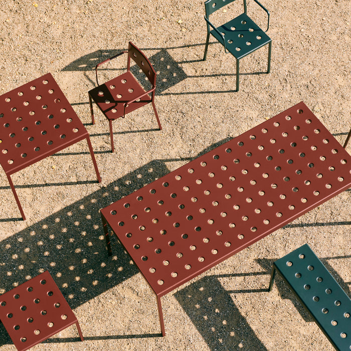 HAY Balcony Eettafel 75 x 76 cm - Iron red
