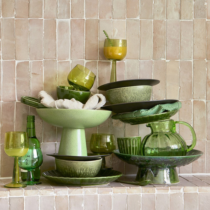 HKliving The Emeralds Fruitschaal Ø 25 cm