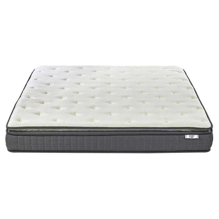 Beliani - CHARM - Traagschuimmatras - Wit - 160 x 200 cm - Polyester