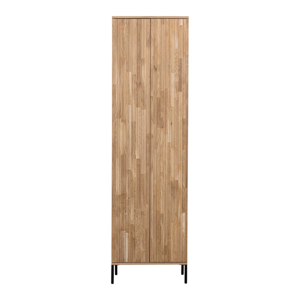 WOOOD New Gravure Hoge Opbergkast B 60 cm - Eiken - Naturel