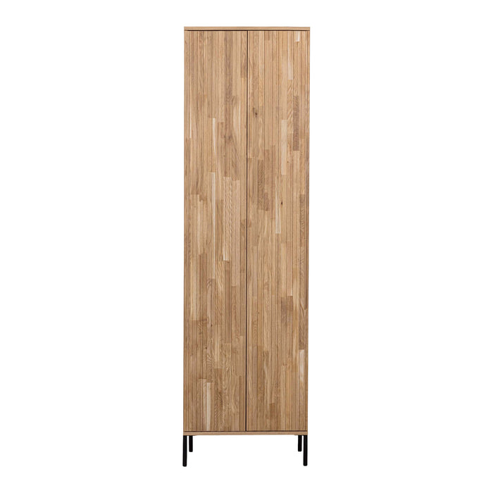 WOOOD New Gravure Hoge Opbergkast B 60 cm - Eiken - Naturel