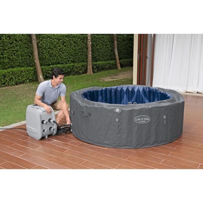 BESTWAY Opblaasbare Spa Lay-Z-Spa Santorini - 5 tot 7 personen