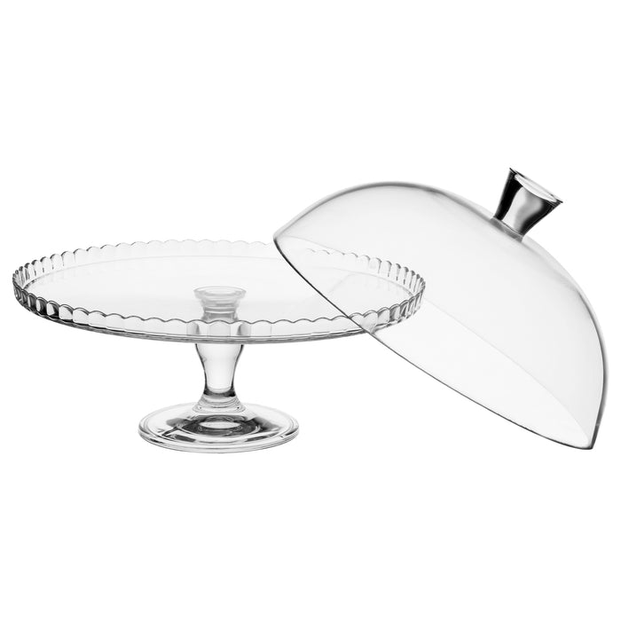 Taart Plateau Presence - Met Stolp - Glas - Ø32,2 cm