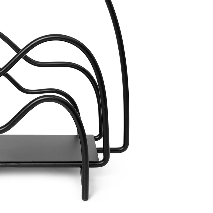 ferm LIVING Lithos Tijdschriftenrek - Black
