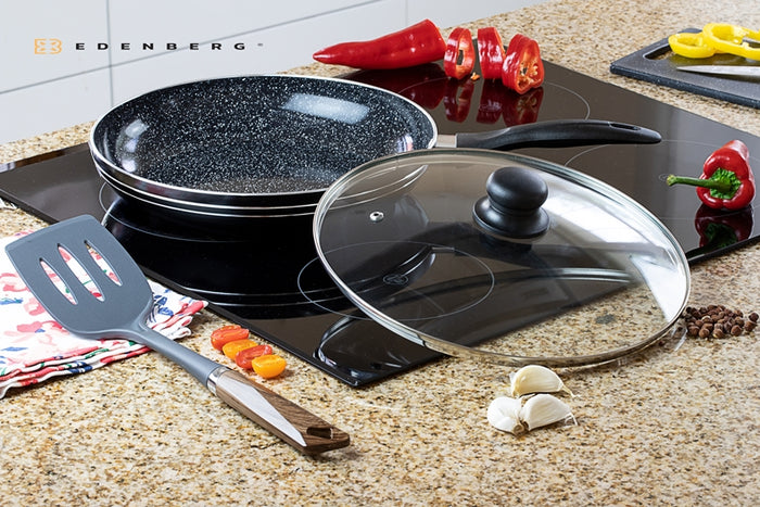 Edenberg Stonetec Line - Hapjespan Keramisch - 28 cm - 3-laags