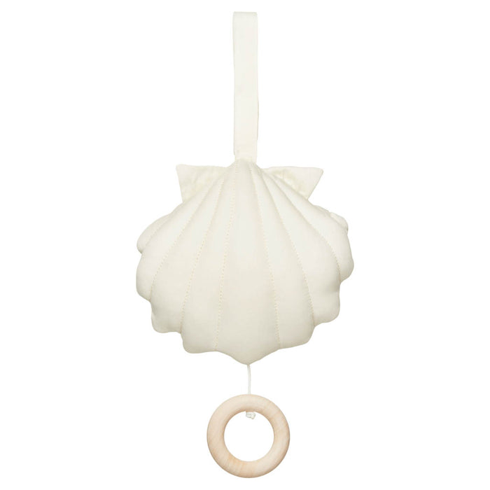 Cam Cam Copenhagen Muziekdoosje schelp met klittenbandlus -
