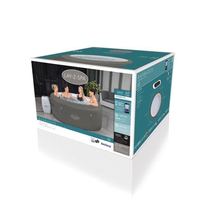BESTWAY Lay-Z-Spa opblaasbare hot tub - BARBADOS - 2|4 plaatsen