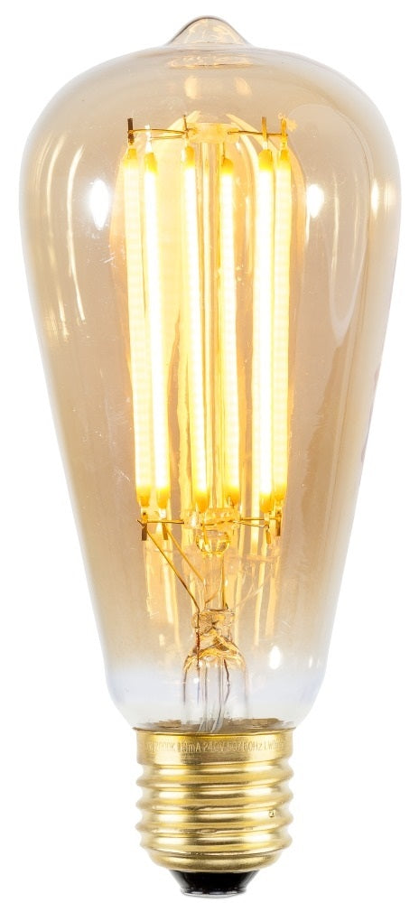 Calex LED E27 4W Rustiek 15,5 cm Lang Filament Lichtbron