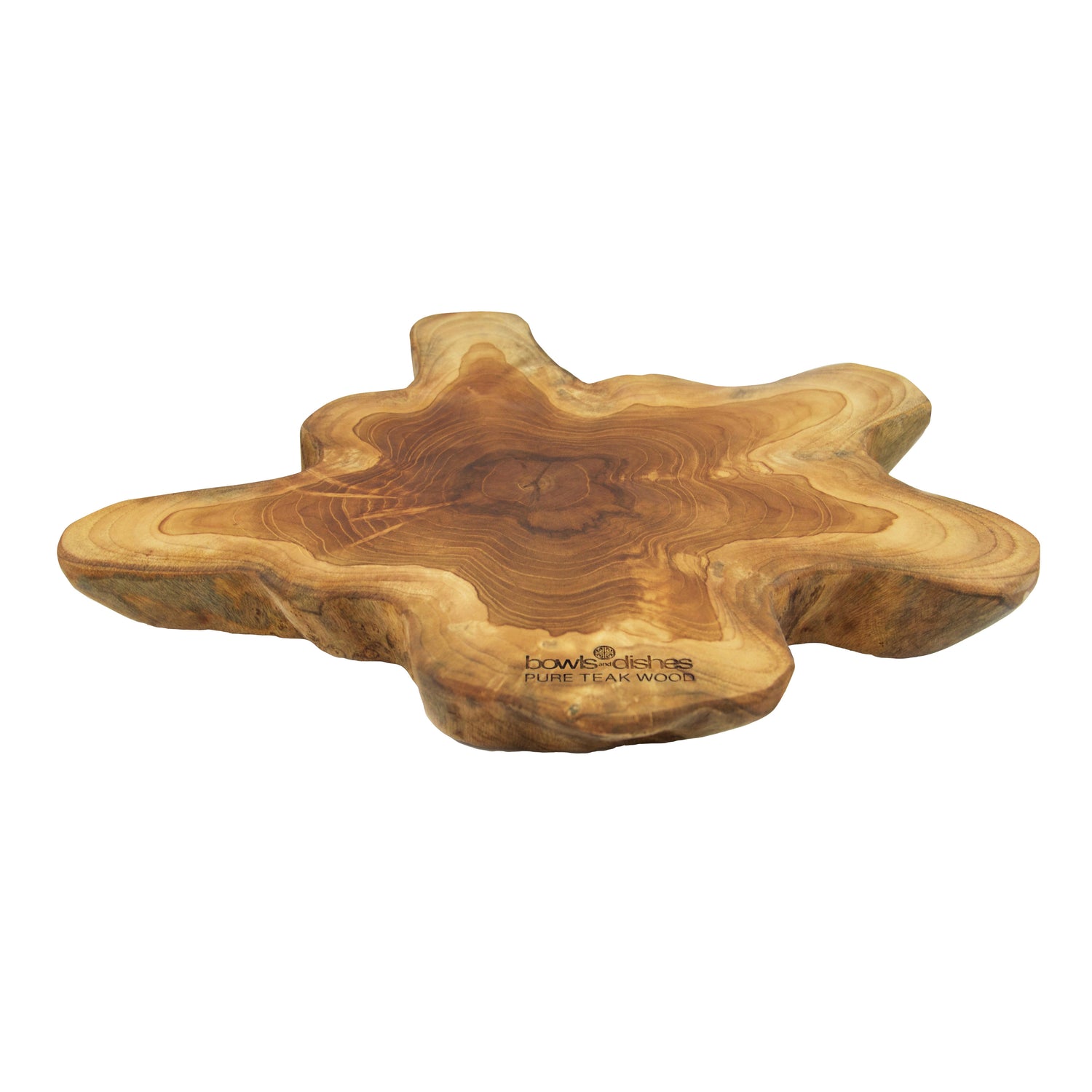 Bowls and Dishes Pure Teak Wood Boomstam Ø 45-50 cm