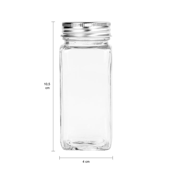 Krumble Kruidenpotje - 120 ml - Glas - Set van 10