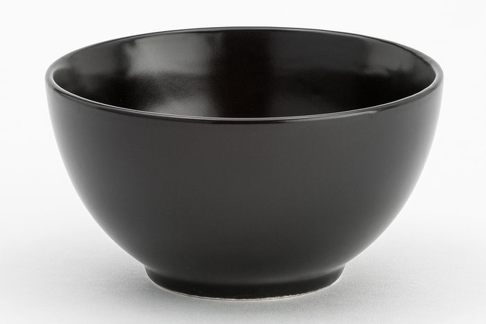 Lite-Body  - Hermes Kom 16 cm | 500 ml - Set van 6 - Rond - Zwart ma
