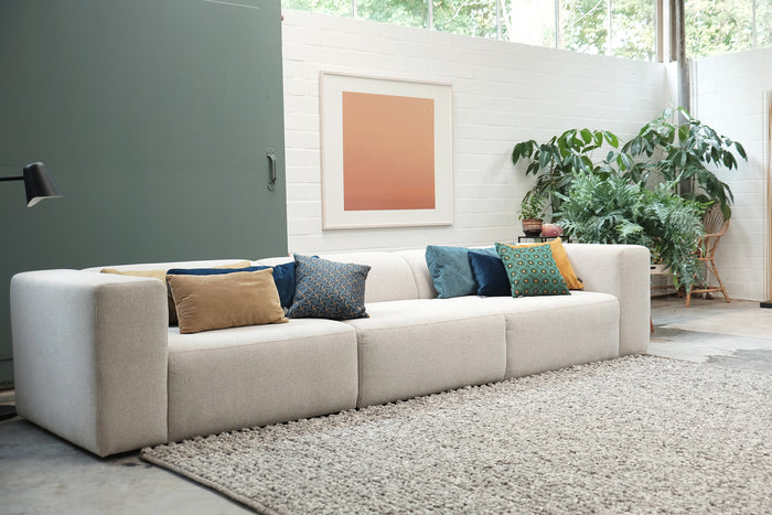 4x6 SOFA X6 zitelement 2 zonder leuning beige melange - 90 cm