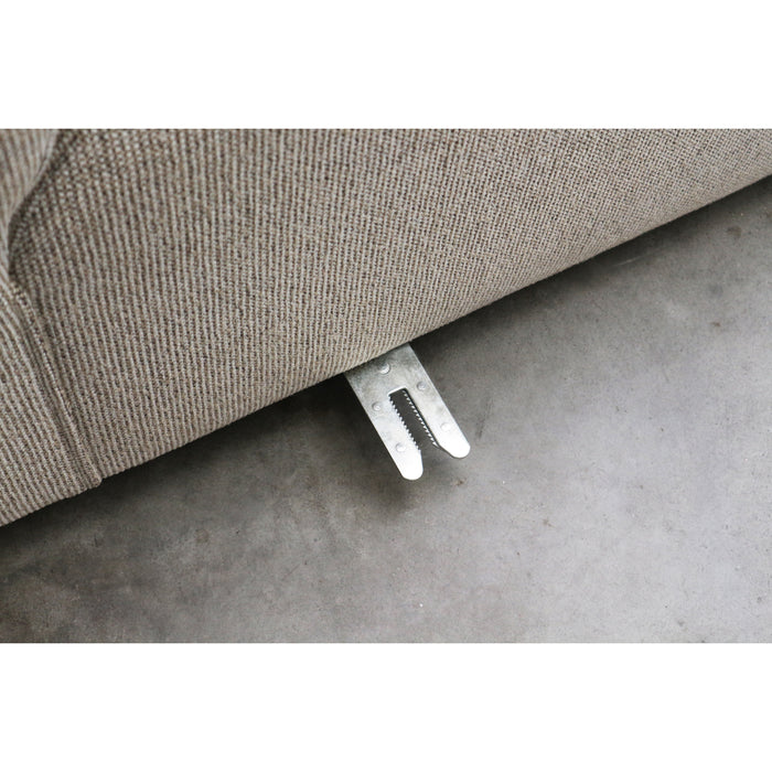 4x6 SOFA X6 zitelement 2 zonder leuning beige melange - 90 cm