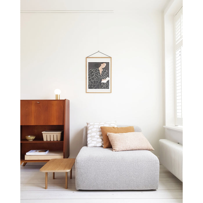 4x6 SOFA X6 zitelement 2 zonder leuning beige melange - 90 cm