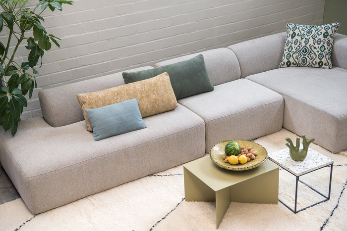 4x6 SOFA X6 zitelement 2 zonder leuning beige melange - 90 cm