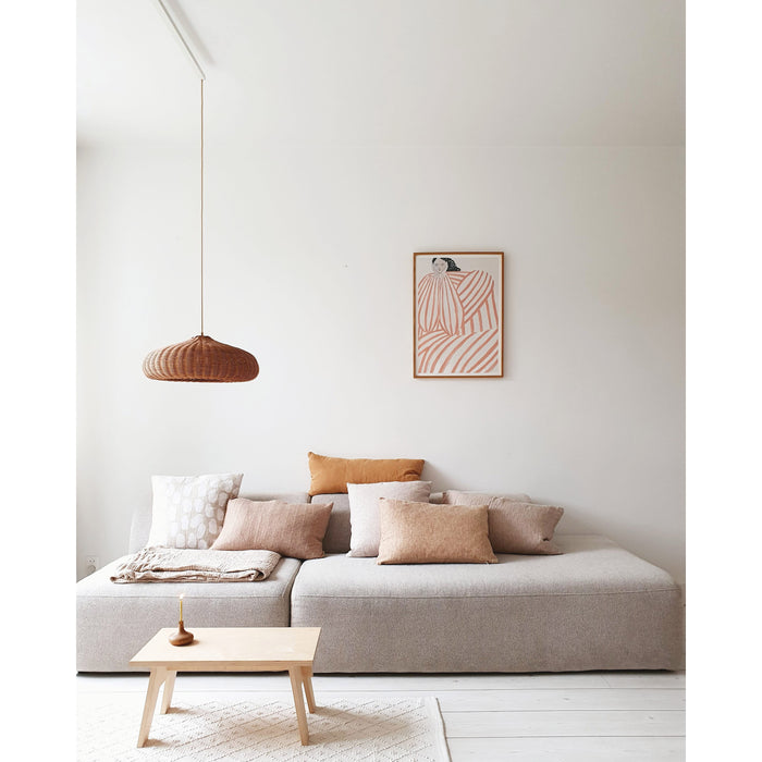 4x6 SOFA X6 zitelement 2 zonder leuning beige melange - 90 cm