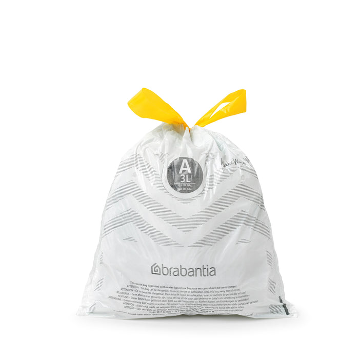 Brabantia Type A PerfectFit Afvalzak 3 Liter - 20 zakken