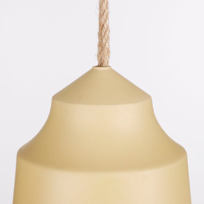 Mica Decorations Orion Vogelhuis - H28 x Ø15 cm - Lichtgeel