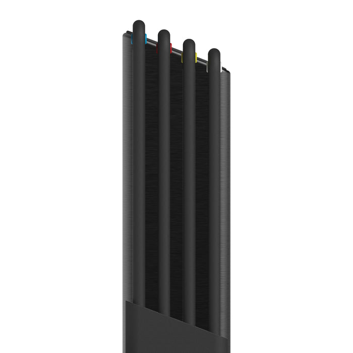 Joseph Joseph Folio Steel Snijplankset - Set van 4 - Zwart