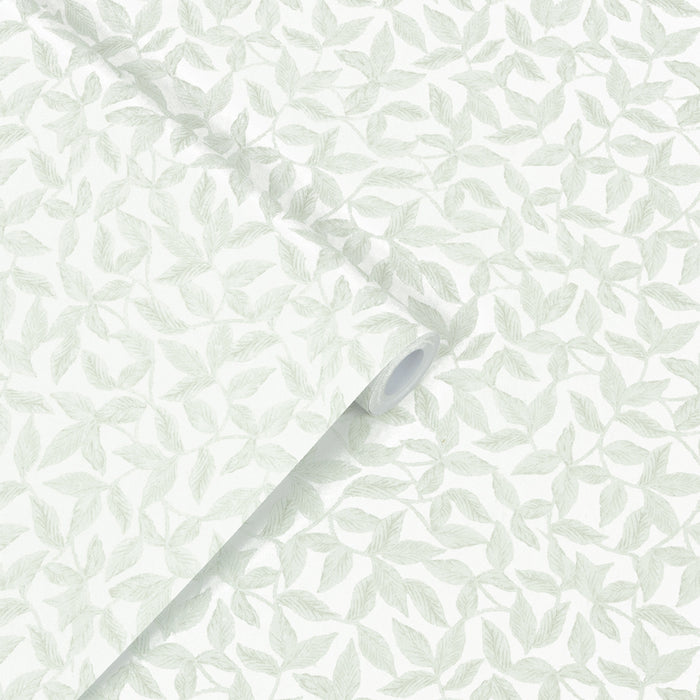 Laura Ashley Erwood Behang - Planten - 10mx52cm - Groen