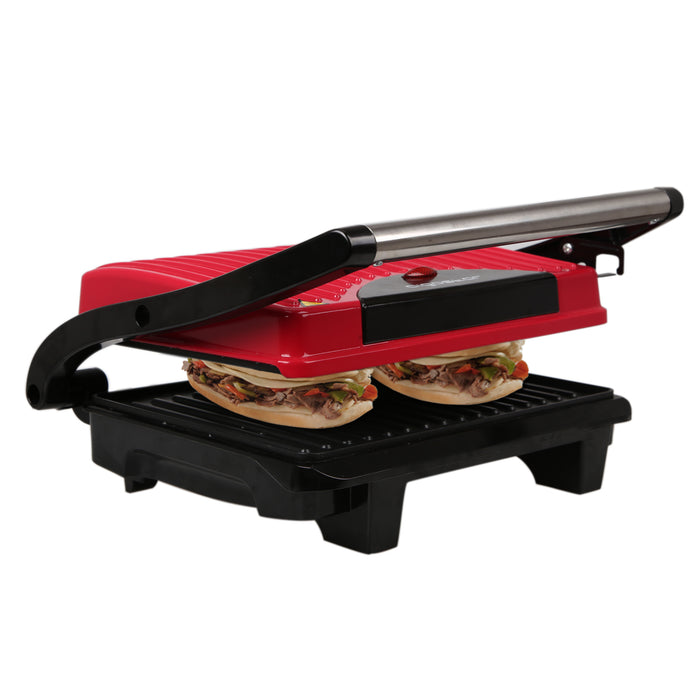 Aigostar Warme 30HHH - Panini maker|contactgrill - Rood