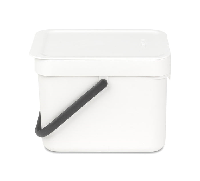 Brabantia Sort & Go GFT Afvalemmer 6 Liter - Wit