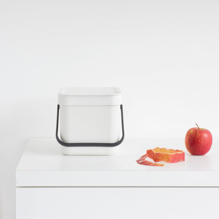 Brabantia Sort & Go GFT Afvalemmer 6 Liter - Wit