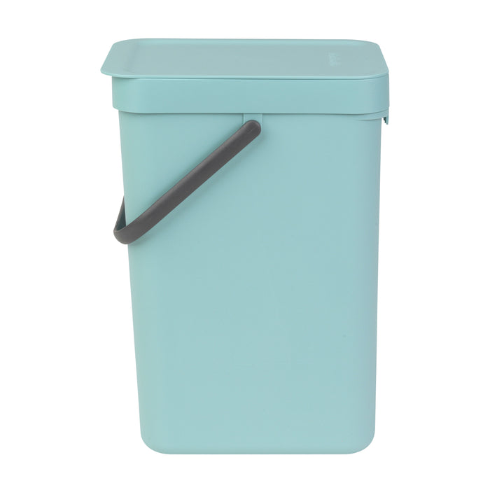 Brabantia Sort & Go Afvalemmer / Opberger 12 L - Lichtblauw