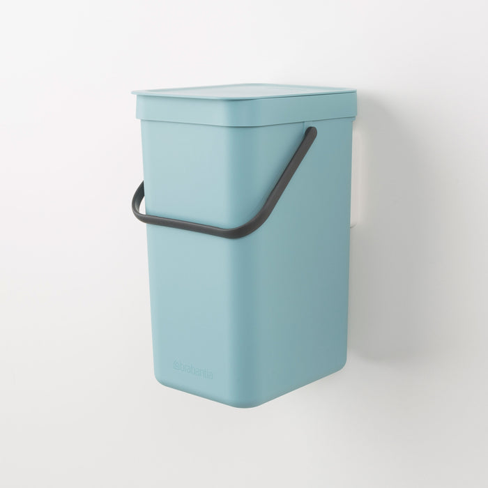 Brabantia Sort & Go Afvalemmer / Opberger 12 L - Lichtblauw