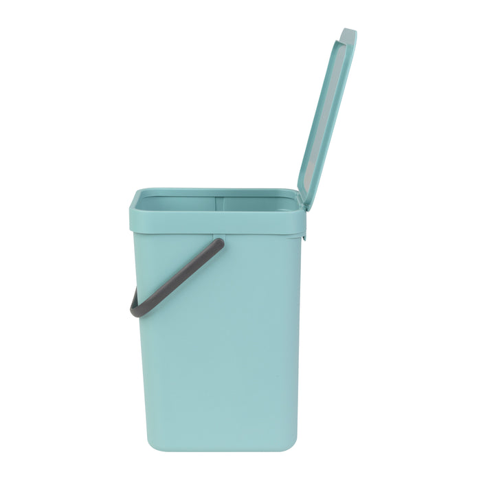 Brabantia Sort & Go Afvalemmer / Opberger 12 L - Lichtblauw