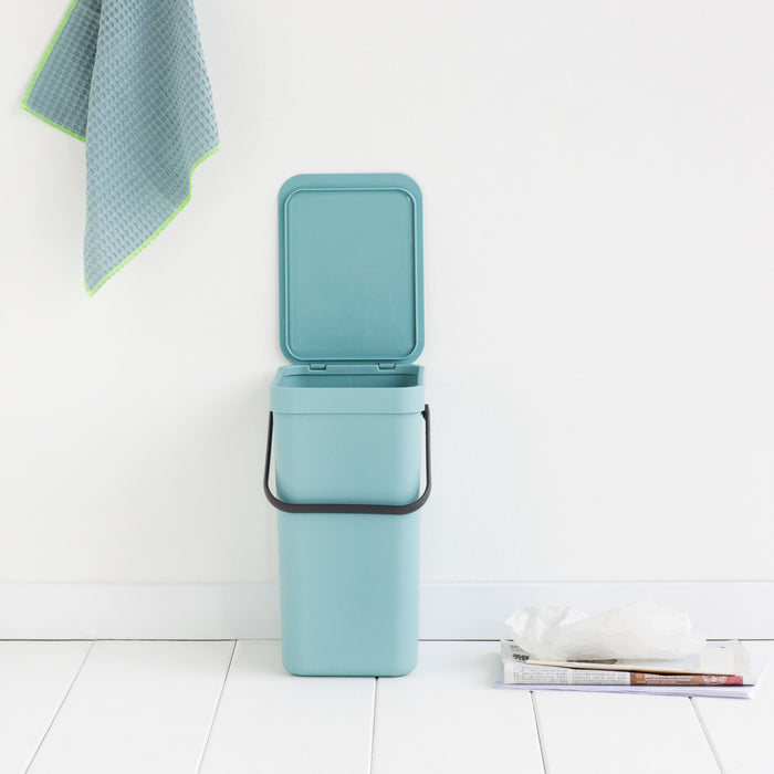 Brabantia Sort & Go Afvalemmer / Opberger 12 L - Lichtblauw