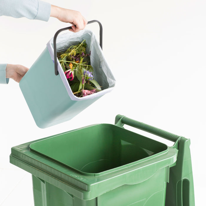 Brabantia Sort & Go Afvalemmer / Opberger 12 L - Lichtblauw