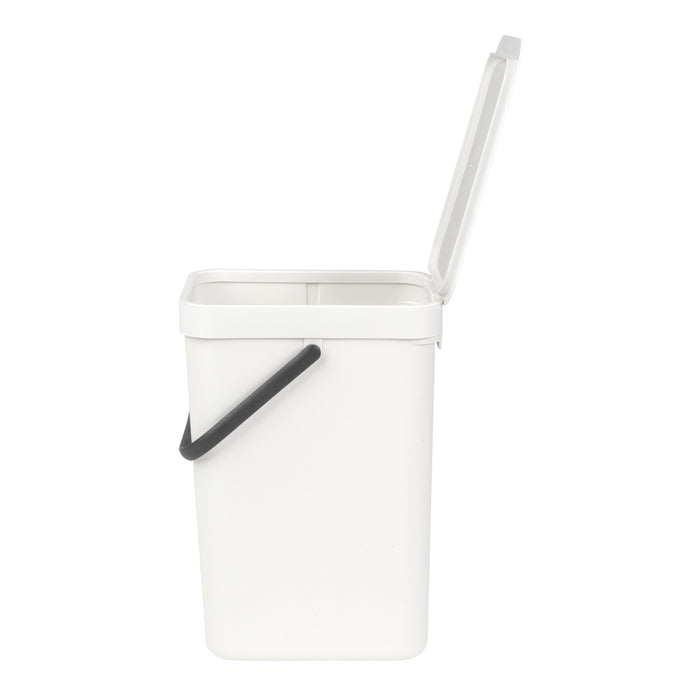 Brabantia Sort & Go Afvalemmer / Opberger 12 Liter - Wit