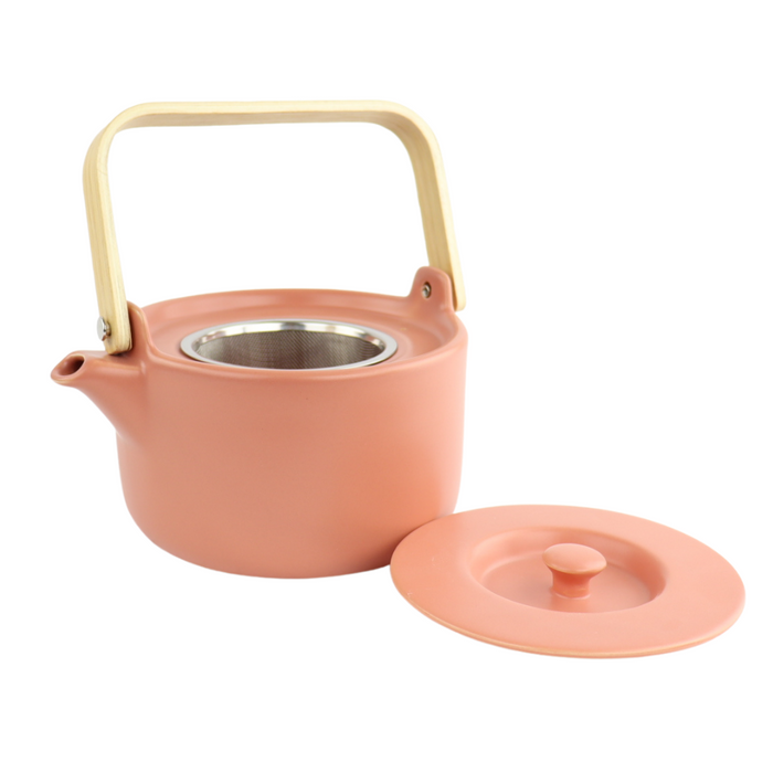 Orange85 Theepot Terracotta Kleur 80cl Aardewerk