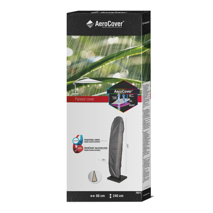 AeroCover Zweefparasolhoes H 240 x Ø 68 cm