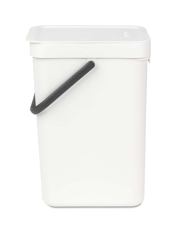 Brabantia Sort & Go Afvalemmer / Opberger 16 Liter - Wit