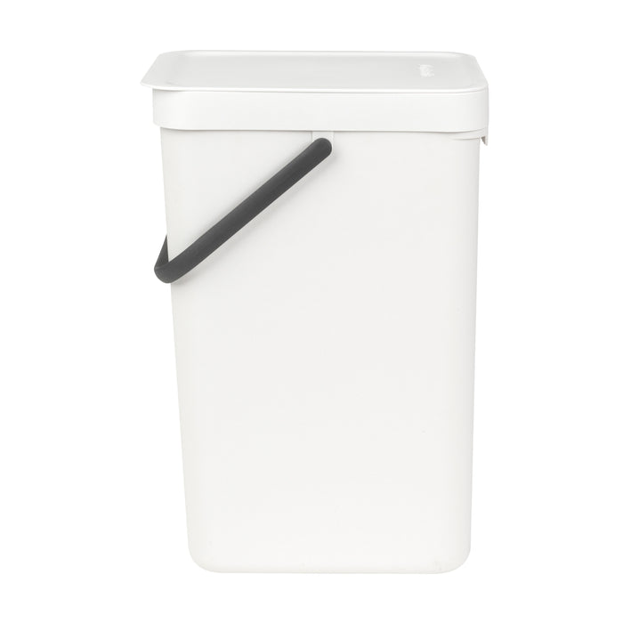Brabantia Sort & Go Afvalemmer / Opberger 16 Liter - Wit