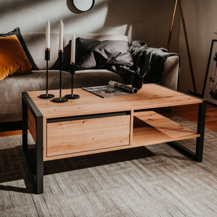 Finori Salontafel artisan oak and anthracite