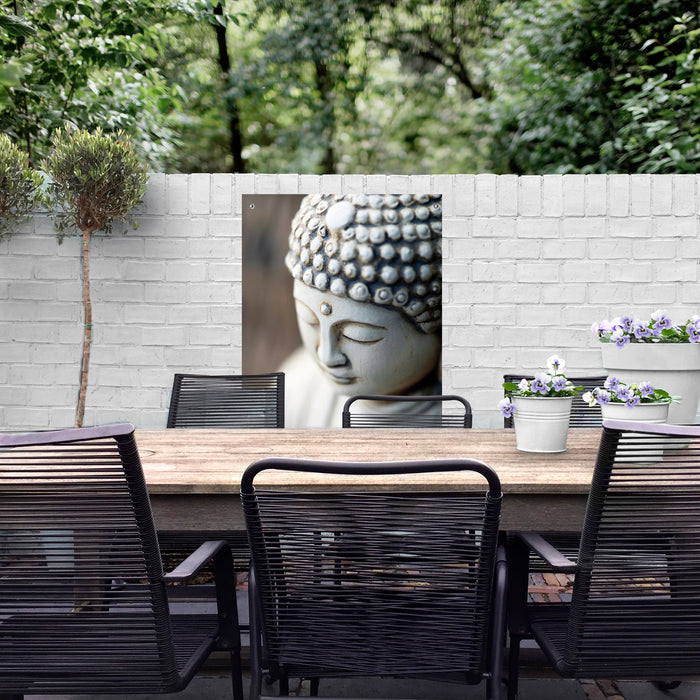 Art for the Home | Tuinposter - Boeddha - 100x70 cm
