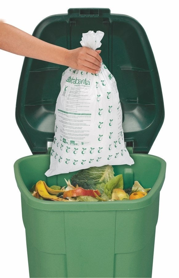 Brabantia Type S PerfectFit Composteerbare Afvalzak 6 Liter - 10 zakken