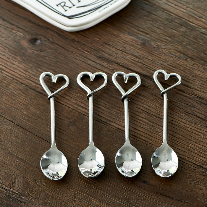 Rivièra Maison - Luxe Theelepel Set in S30 - Zilver van R60 - Roestvrij staal, 17x3.5 cm